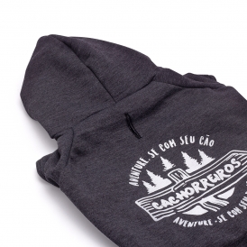 MOLETOM PARA CACHORROS GRAFITE M