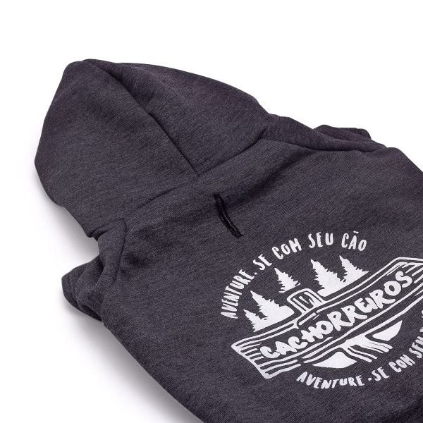 MOLETOM PARA CACHORROS GRAFITE M