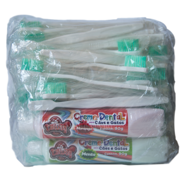 PCT C 50 ESCOVAS UNITARIAS + 2 CREMES 90