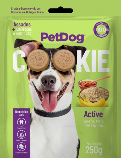 PET DOG COOKIE ACTIVE 250G