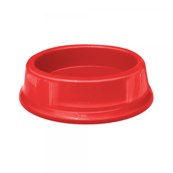 COMEDOURO PLAST. GATO - 200 ML (VERMELHO)